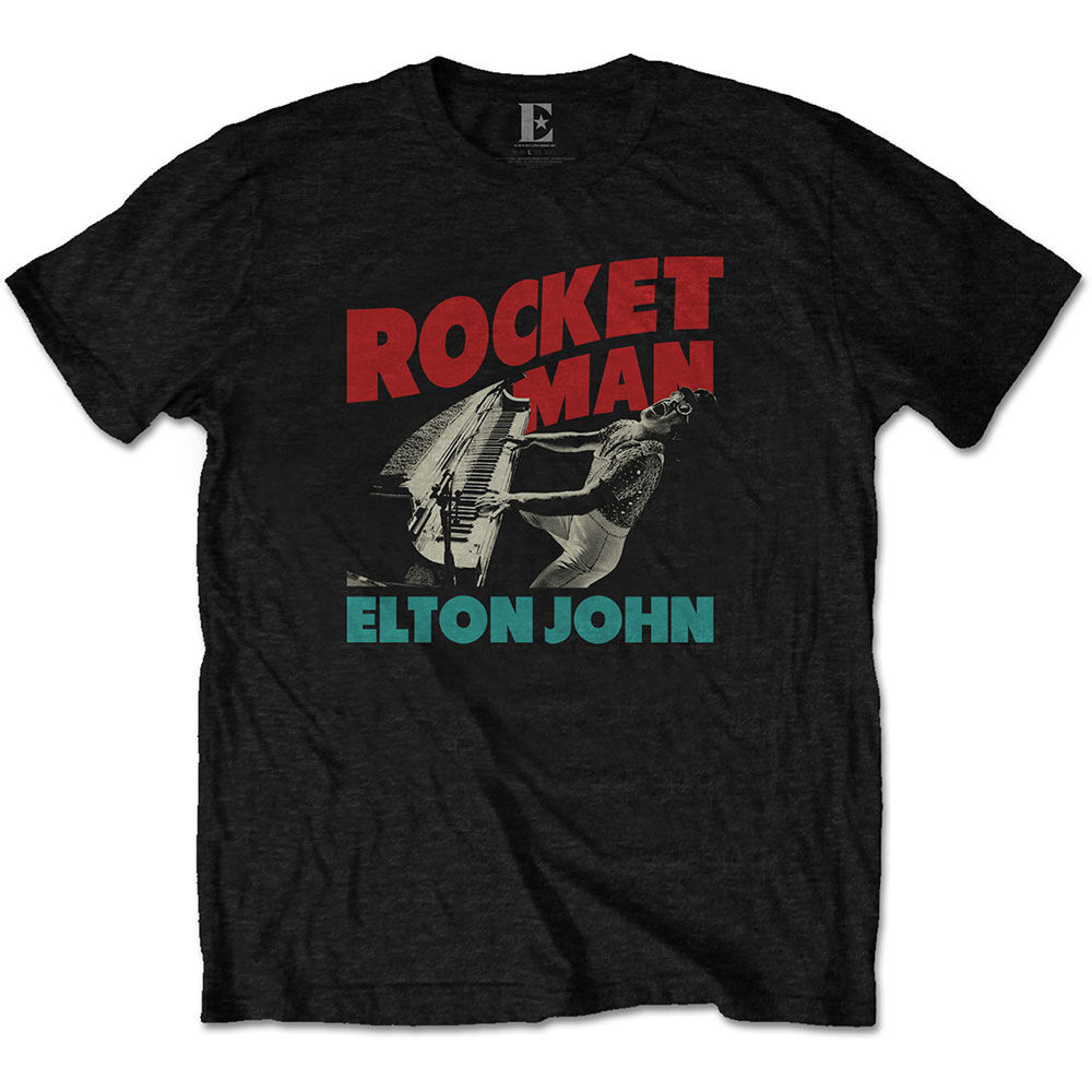 ELTON JOHN Rocket Man Tshirt – Ted Ellis – Original Band Merch, CD ...